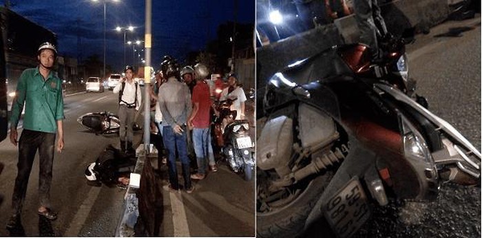 Nam thanh niên nguy kịch sau va chạm với ô tô