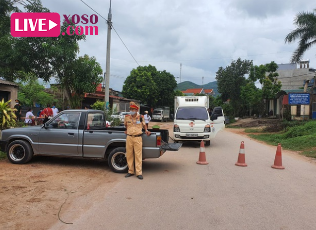 Những hình ảnh phong tỏa tại Bắc Giang