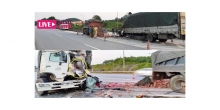 Yên Bái: Tông đuôi xe Ben chở Gạch trên cao tốc, lái xe tải tử vong trong cabin